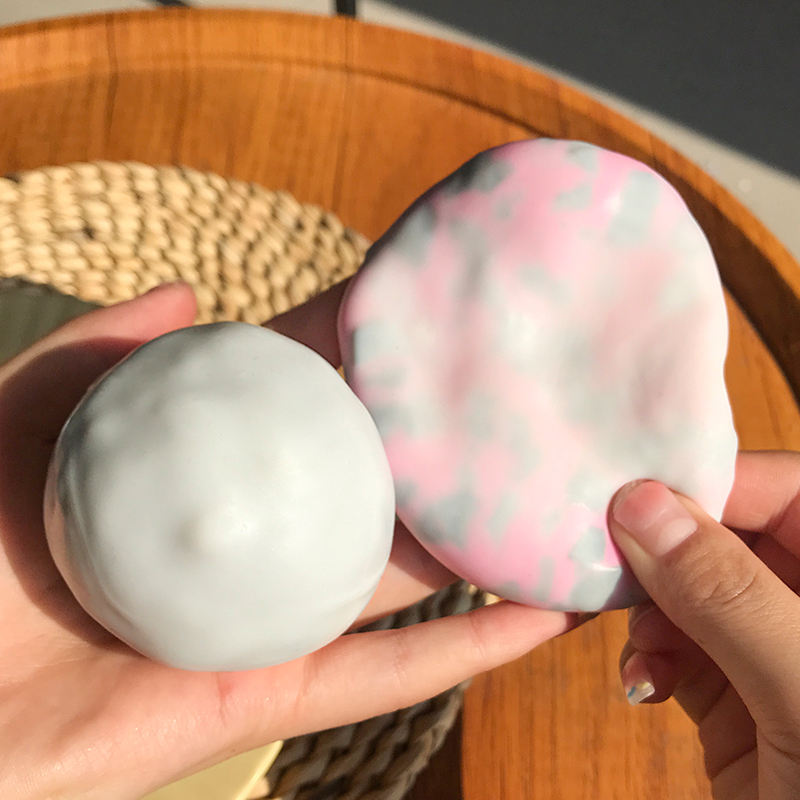 Marbled Slow Rising Squishy Ball | Stress Relief Fidget Toy for Anxiety