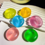 Transparent Crunchy Stress Balls | Color Reveal Sensory Fidget Toys
