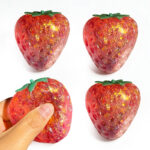 Gold powder malt sugar strawberry squeeze and delight