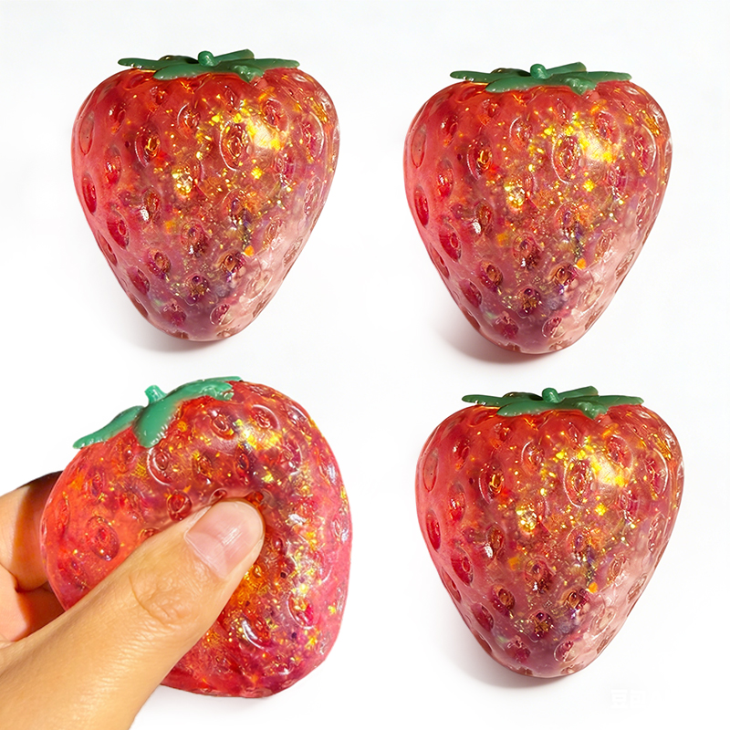 Gold powder malt sugar strawberry squeeze and delight